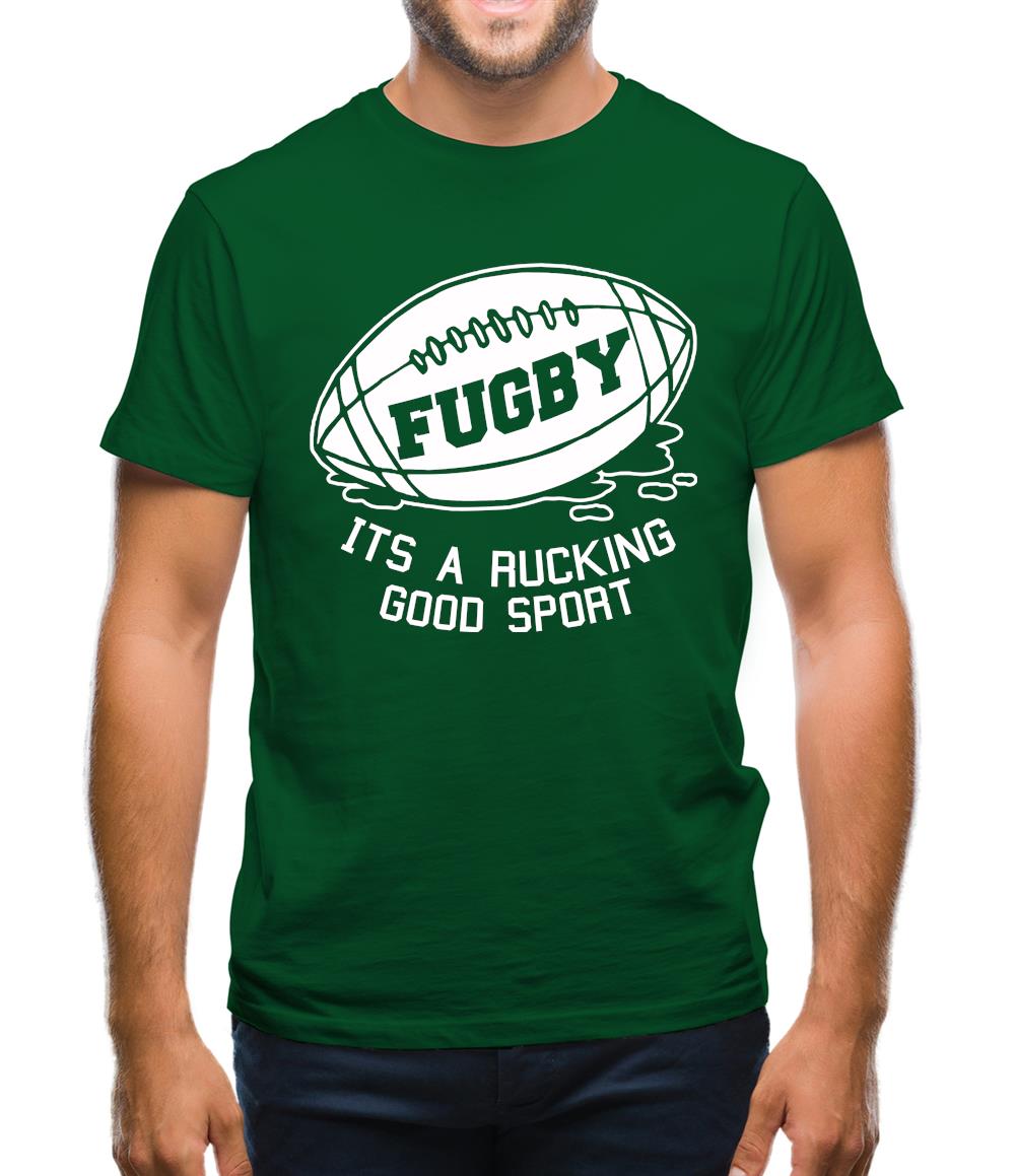 Fugby It's A Rucking Good Game Mens T-Shirt
