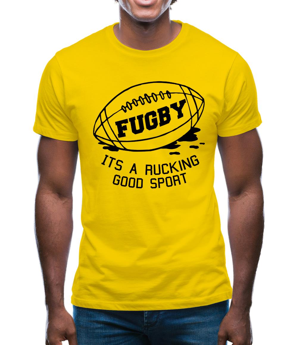 Fugby It's A Rucking Good Game Mens T-Shirt