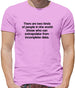 There are two kinds of people in the world: those that can extrapolate from incomplete data. Mens T-Shirt