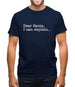 Dear Santa, I can explain.... Mens T-Shirt