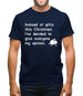 Instead of gifts this year, I've decided to give everyone my opinion Mens T-Shirt