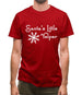 Santa's Little Yelper! Mens T-Shirt