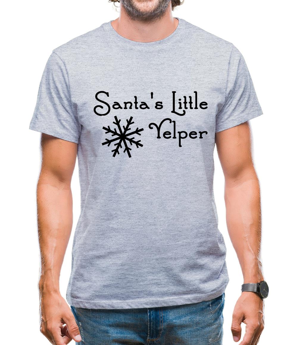 Santa's Little Yelper! Mens T-Shirt