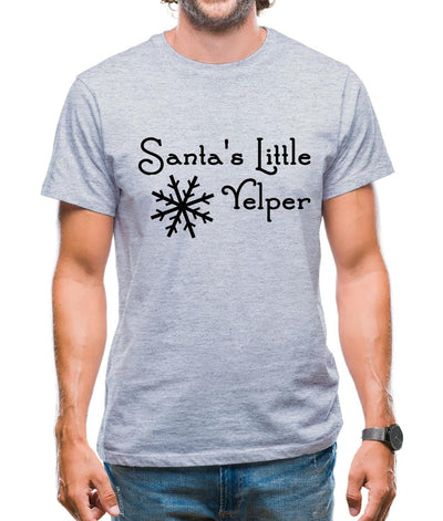 Santa's Little Yelper! Mens T-Shirt