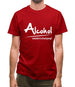 Alcohol - consider it a food group Mens T-Shirt