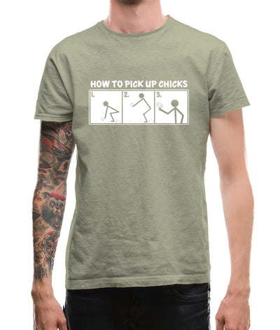 How To Pick Up Chicks Mens T-Shirt