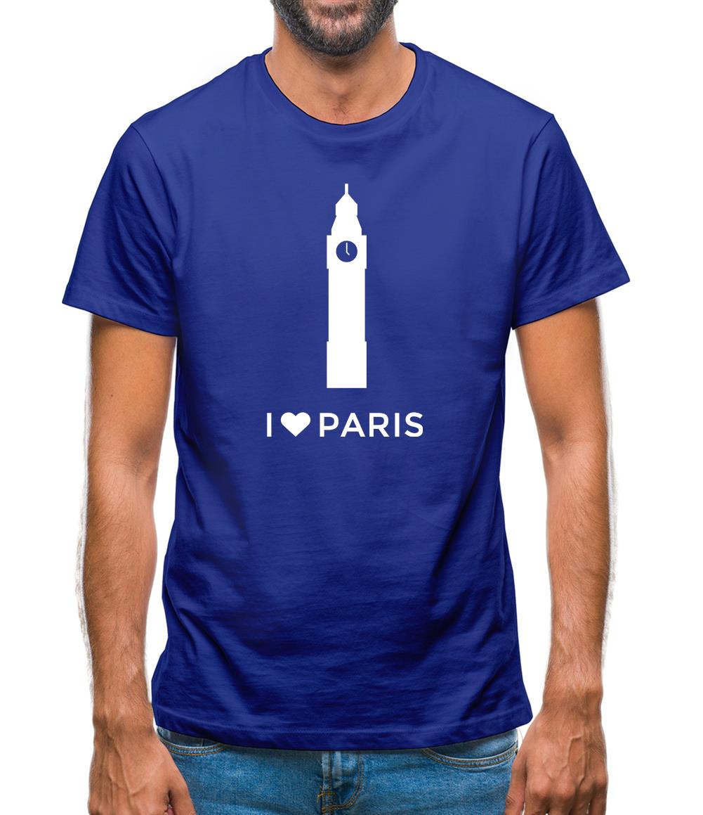 I Love Paris Mens T-Shirt