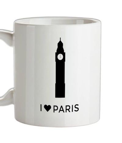 I Love Paris Ceramic Mug