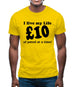 I live my life ten pound of petrol at a time Mens T-Shirt