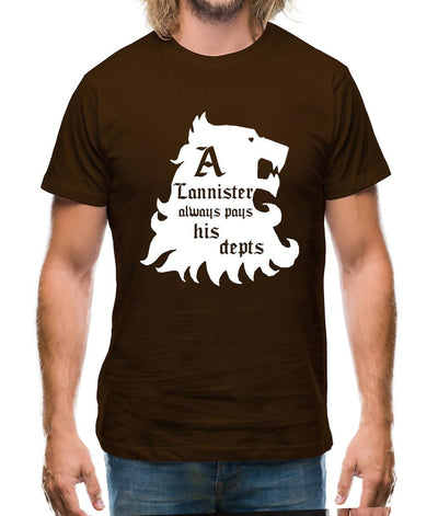 Game Of Thrones - A Lannister Always Pays His Depts Mens T-Shirt
