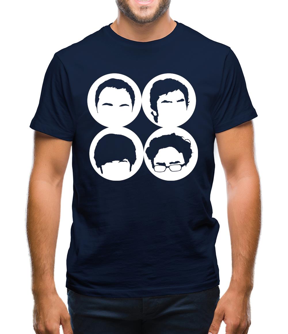 Big Bang Theory Silhouettes Mens T-Shirt