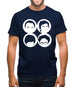 Big Bang Theory Silhouettes Mens T-Shirt