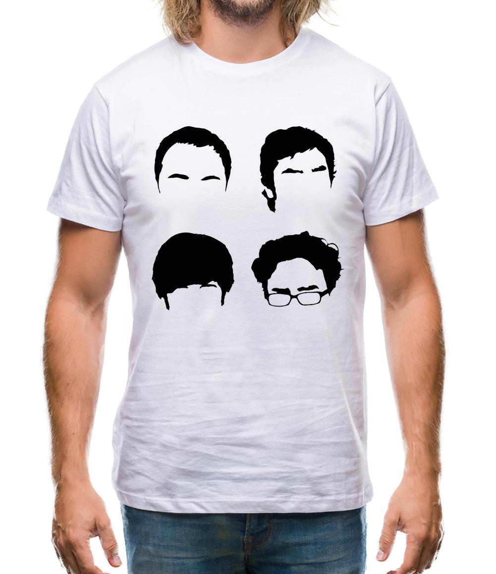 Big Bang Theory Silhouettes Mens T-Shirt