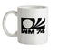 1974 World Cup West Germany Ceramic Mug