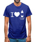 I Love Orange Soda Mens T-Shirt