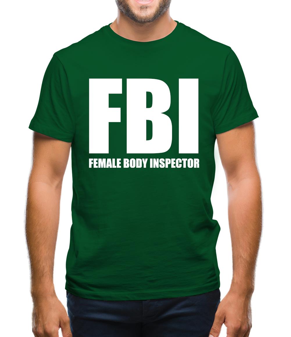 Female Body Inspector Mens T-Shirt