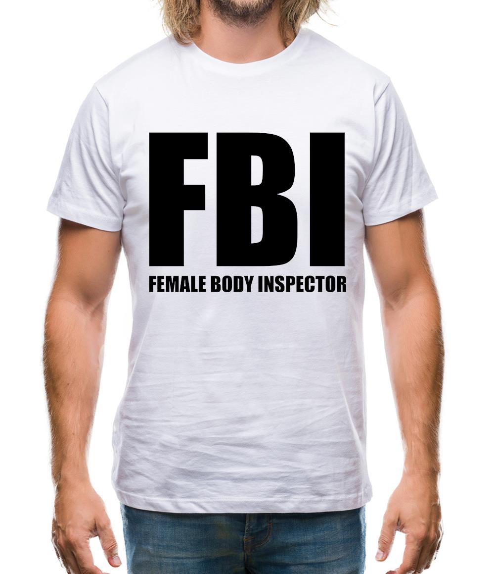 Female Body Inspector Mens T-Shirt