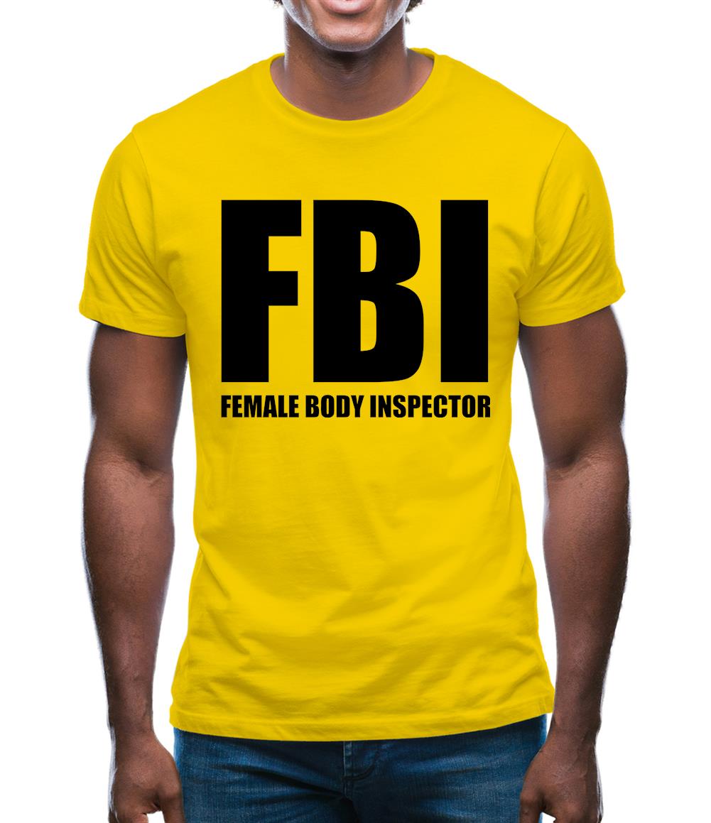 Female Body Inspector Mens T-Shirt