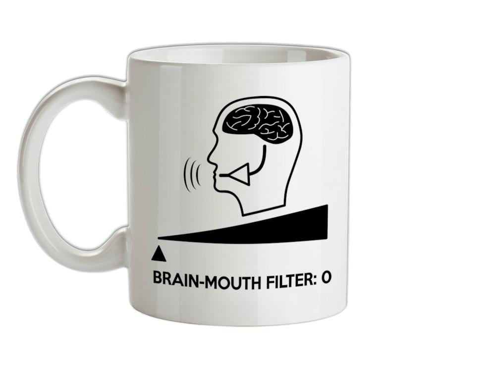 Brain-Mouth Filter Is Zero Ceramic Mug