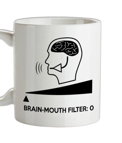 Brain-Mouth Filter Is Zero Ceramic Mug