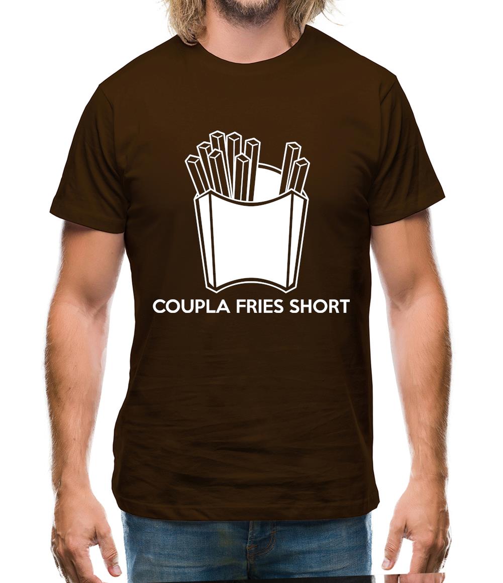 Coupla Fries Short Mens T-Shirt