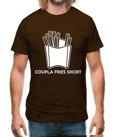 Coupla Fries Short Mens T-Shirt
