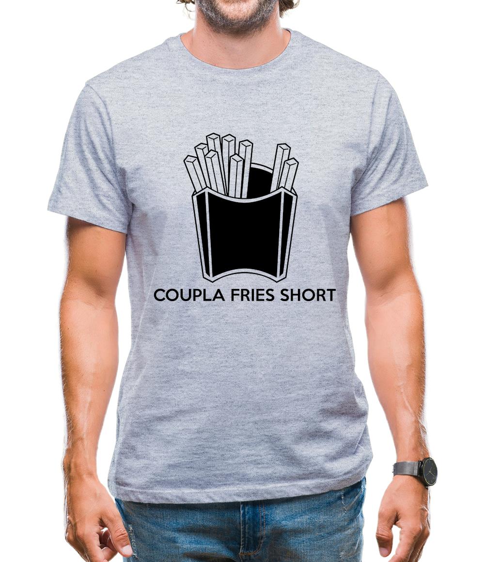 Coupla Fries Short Mens T-Shirt