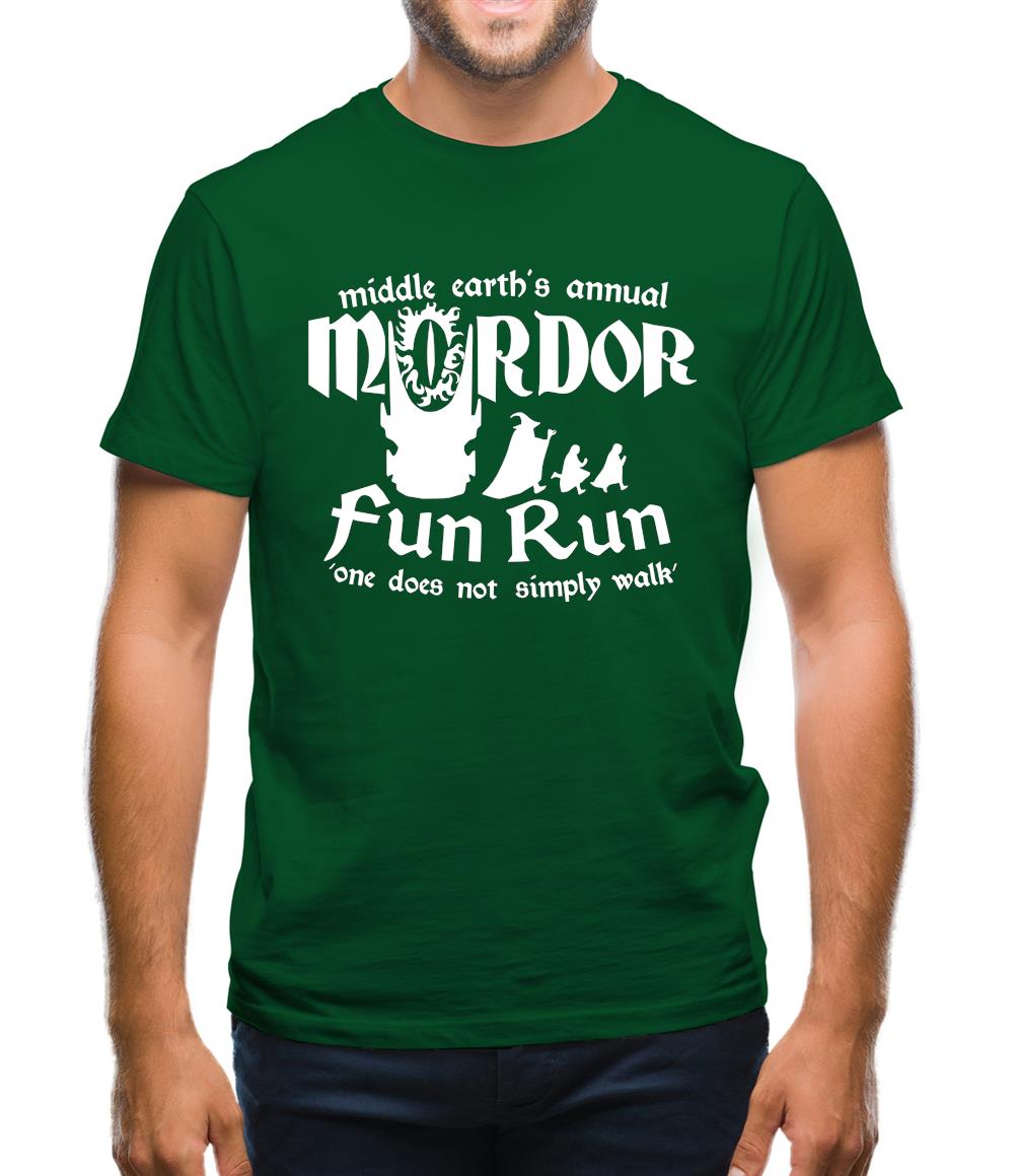 Mordor Fun Run Mens T-Shirt