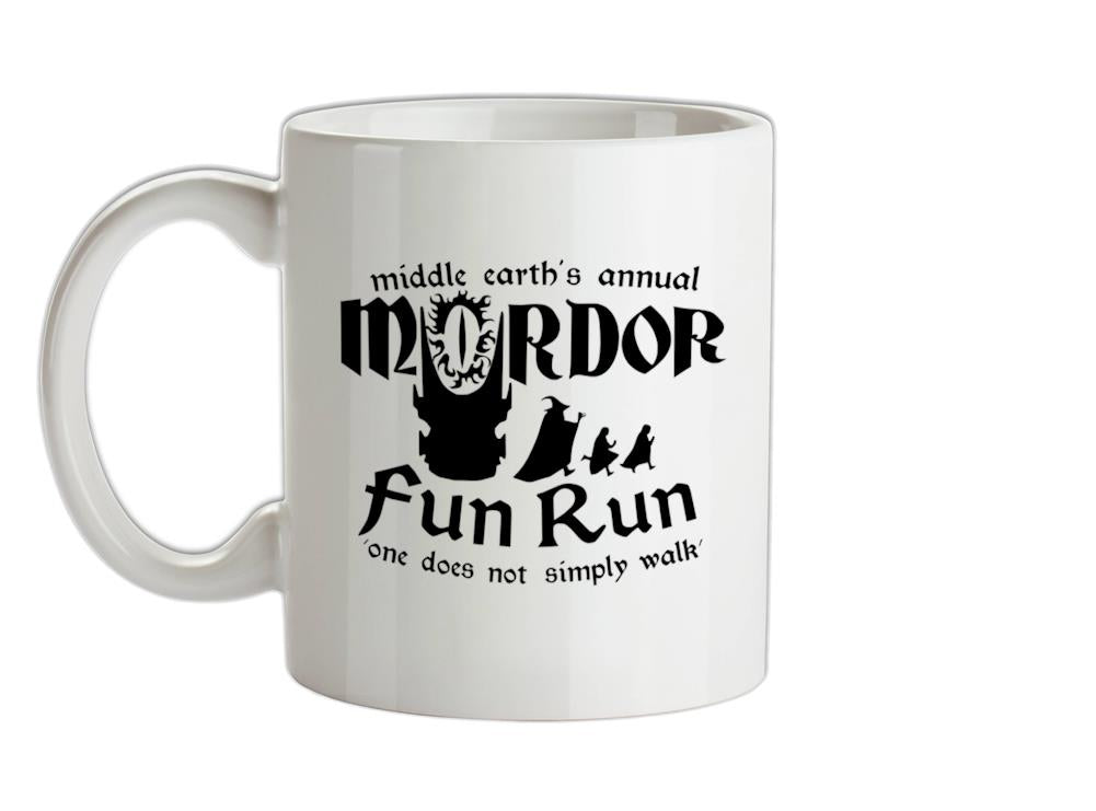 Mordor Fun Run Ceramic Mug