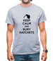 Keep Calm And Bury Hatchets Mens T-Shirt