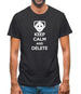 Keep Calm And Delete Mens T-Shirt