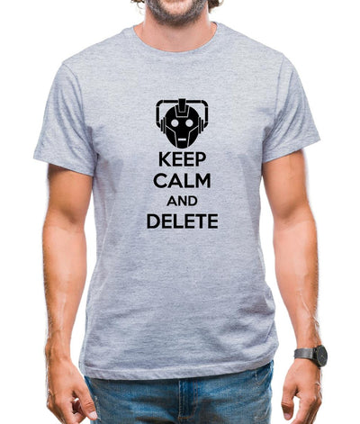 Keep Calm And Delete Mens T-Shirt