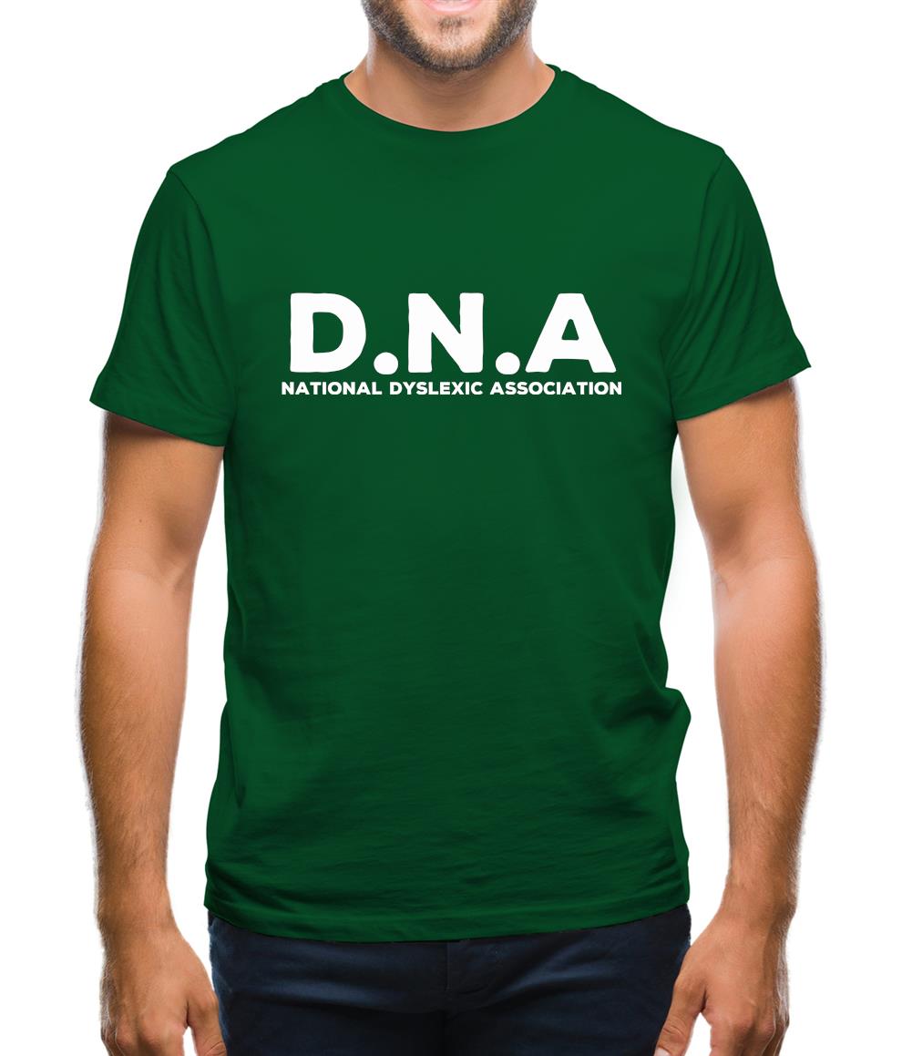 D.N.A National Dyslexic Association Mens T-Shirt