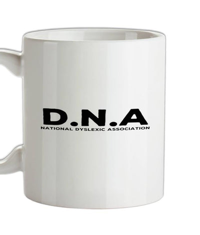 D.N.A National Dyslexic Association Ceramic Mug