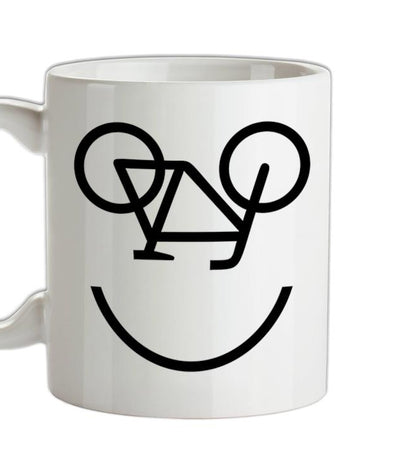 Bicycle Face Ceramic Mug
