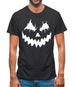 Pumpkin Face Mens T-Shirt