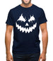 Pumpkin Face Mens T-Shirt