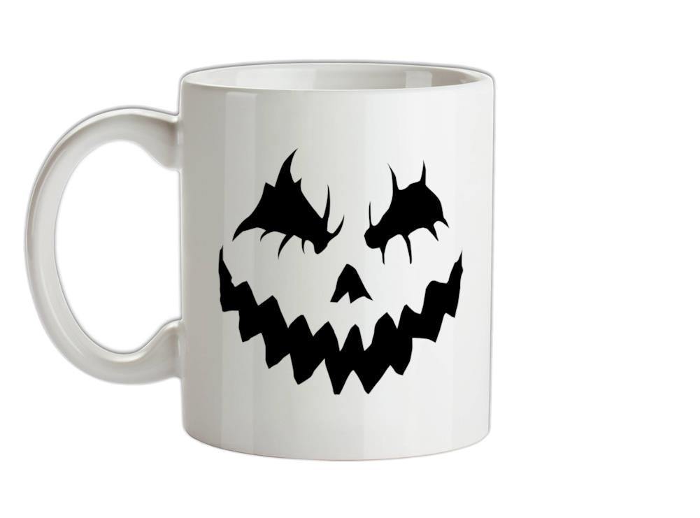 Pumpkin Face Ceramic Mug