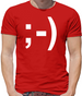 Wink ;-) Mens T-Shirt