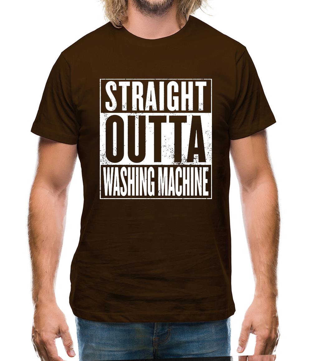 Straight Outta Washing Machine Mens T-Shirt