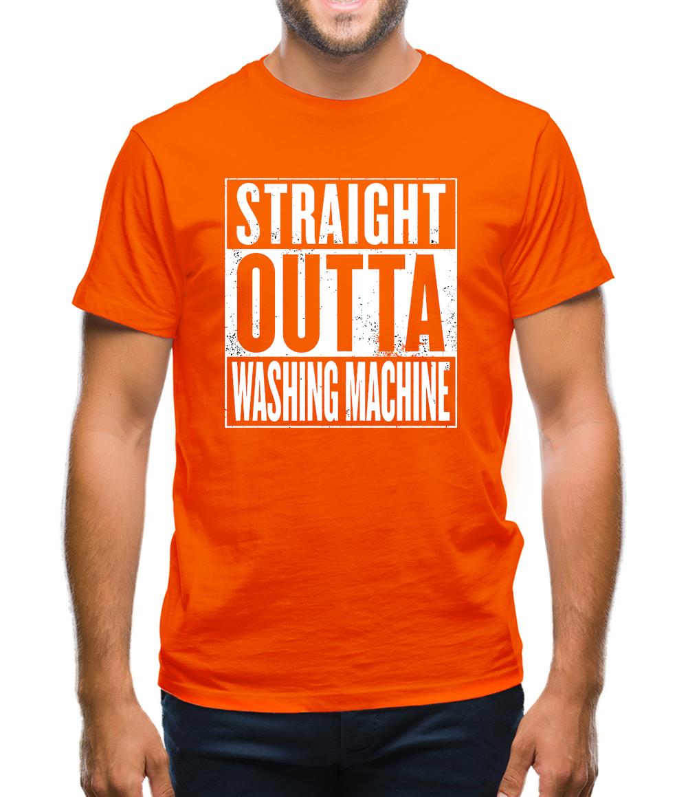 Straight Outta Washing Machine Mens T-Shirt
