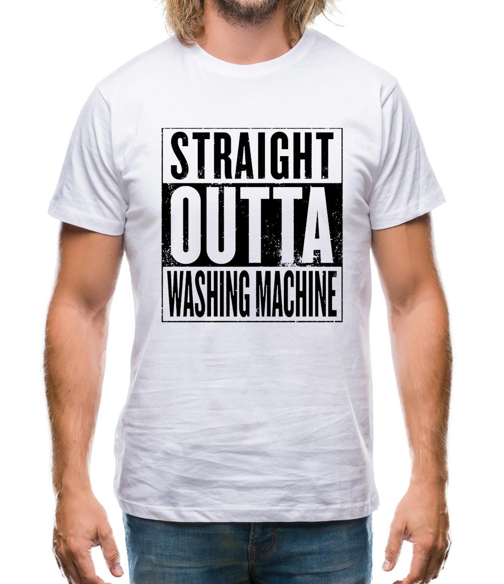 Straight Outta Washing Machine Mens T-Shirt