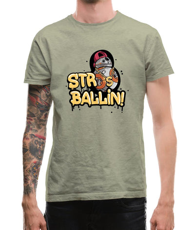 Str8 Ballin! Mens T-Shirt