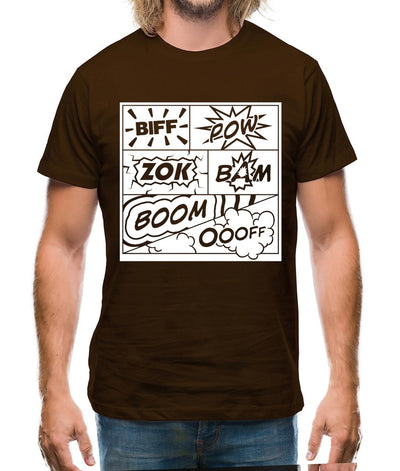 Biff Pow Bam Mens T-Shirt