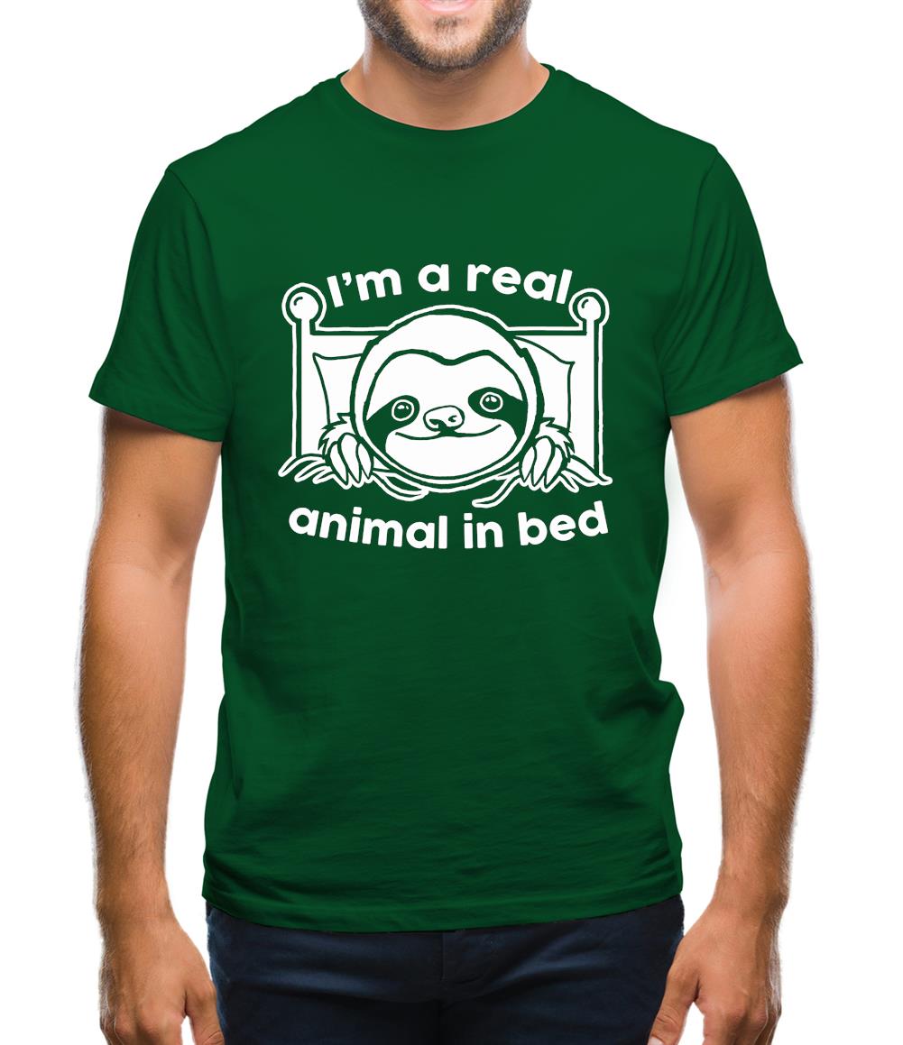 I'm A Real Animal In Bed Mens T-Shirt