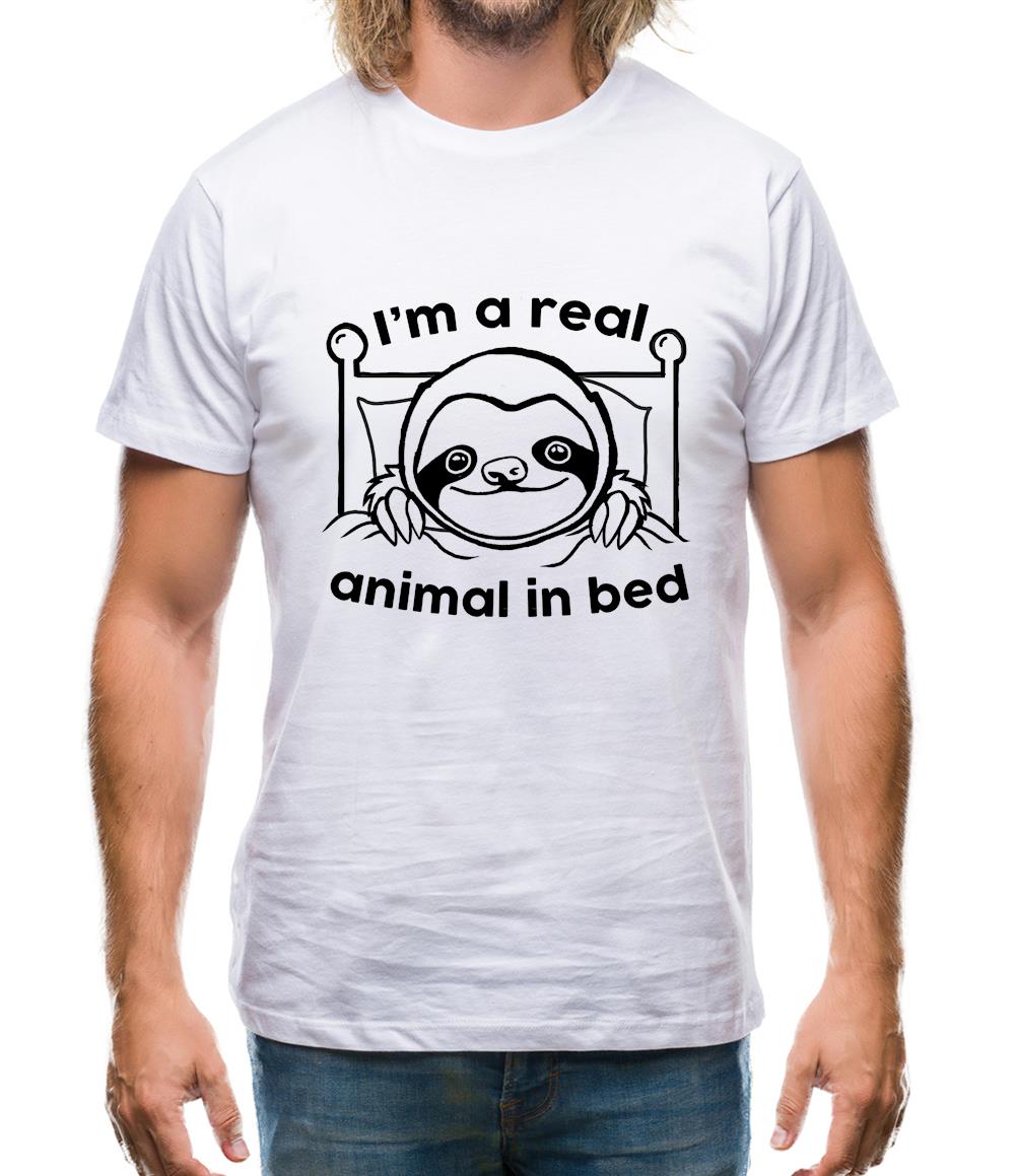 I'm A Real Animal In Bed Mens T-Shirt