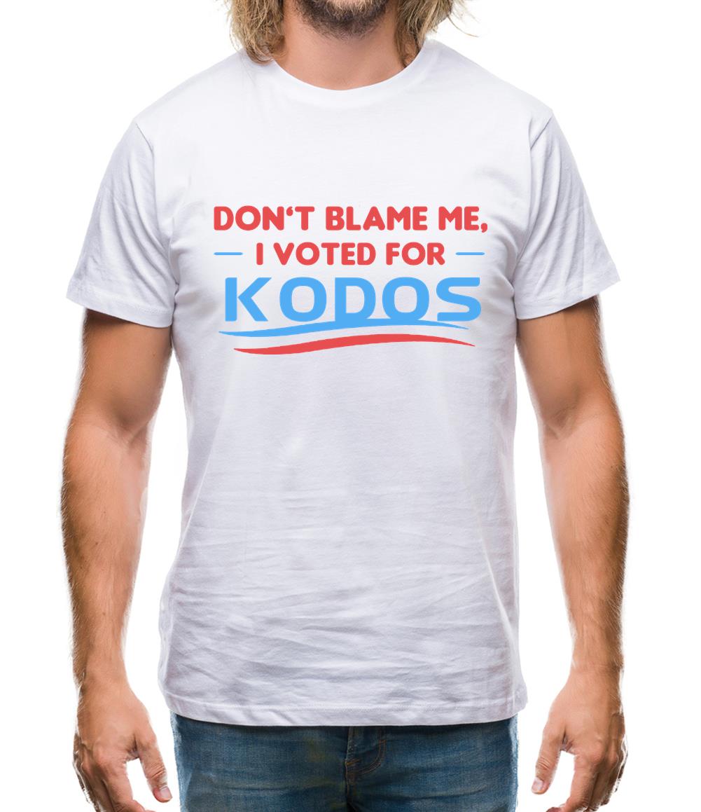 Don't Blame Me, I Voted For Kodos Mens T-Shirt