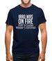 Iraq Was On Fire, Tony's Claims Weren't Justified Mens T-Shirt