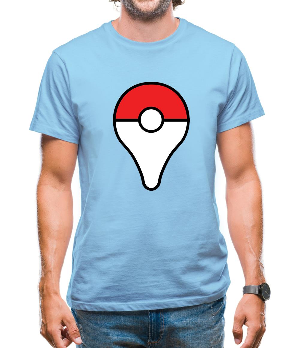 Map Marker GO Mens T-Shirt