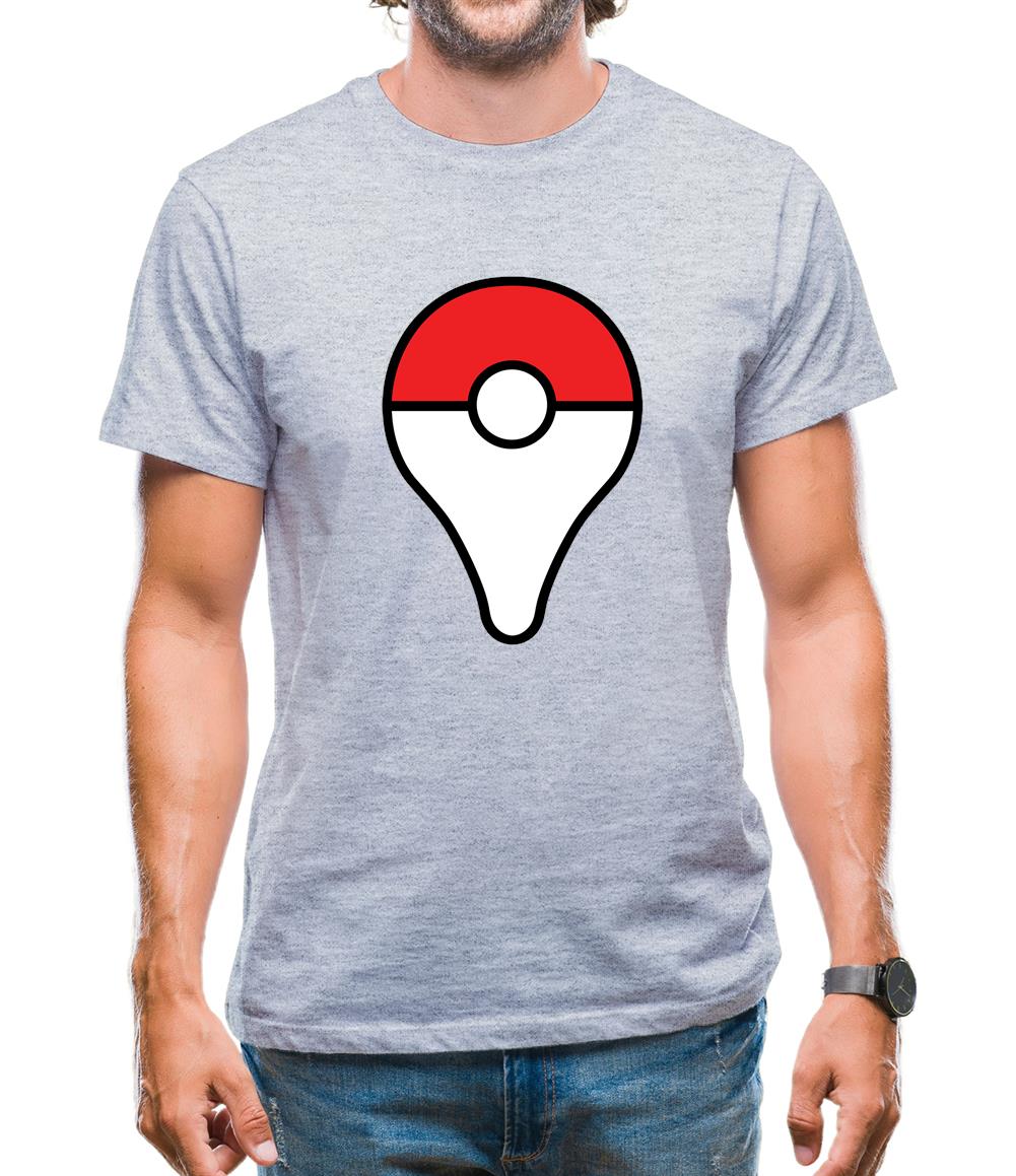 Map Marker GO Mens T-Shirt